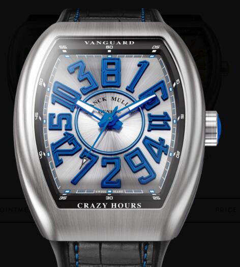 Buy Franck Muller Vanguard Crazy Hours Replica Watch for sale Cheap Price V 45 CH BR (BL)